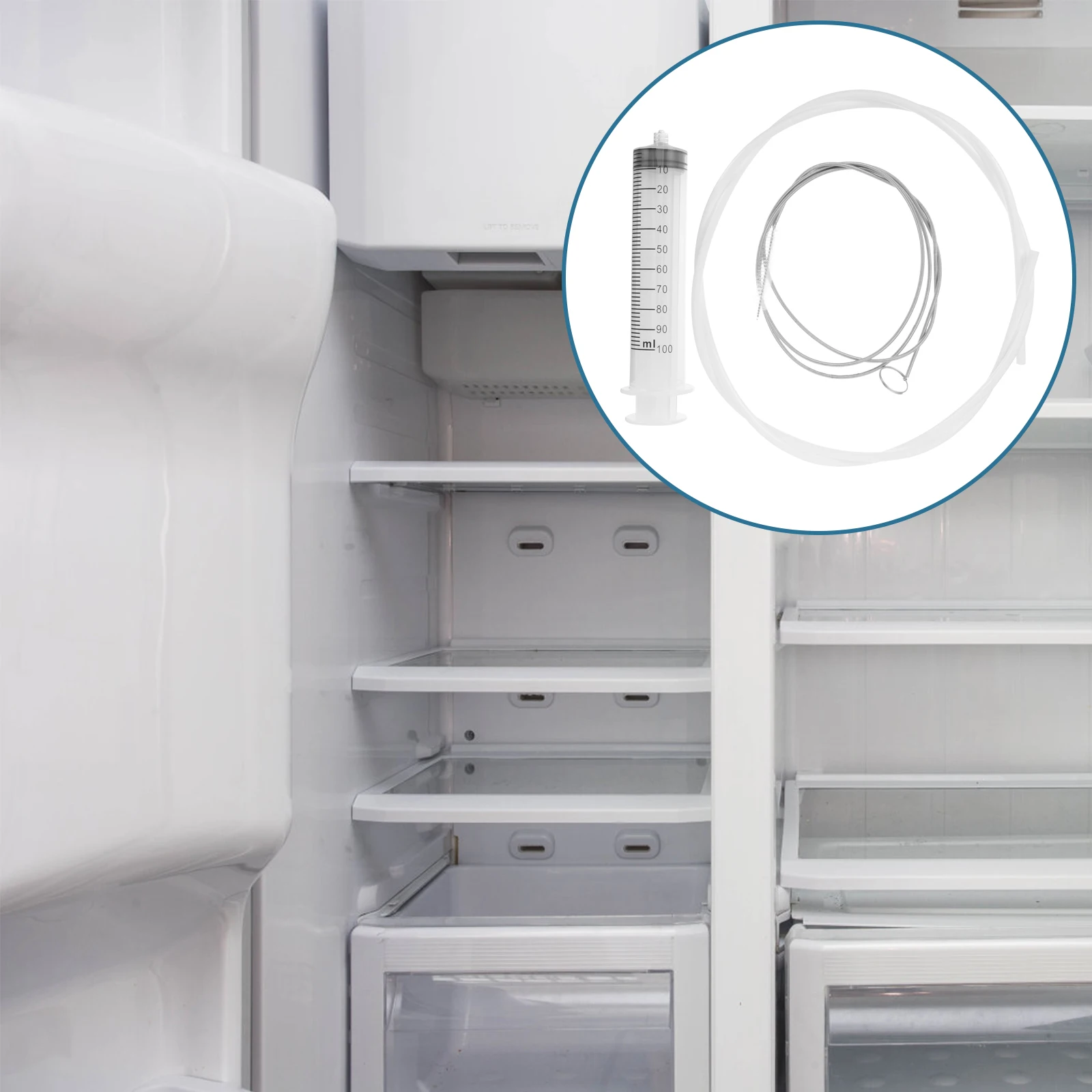 

Refrigerator Drain Hole Unclogger 1.55m Dredging Tool Cleaning Kit Fridge Suitable All Removes Odor Quickly