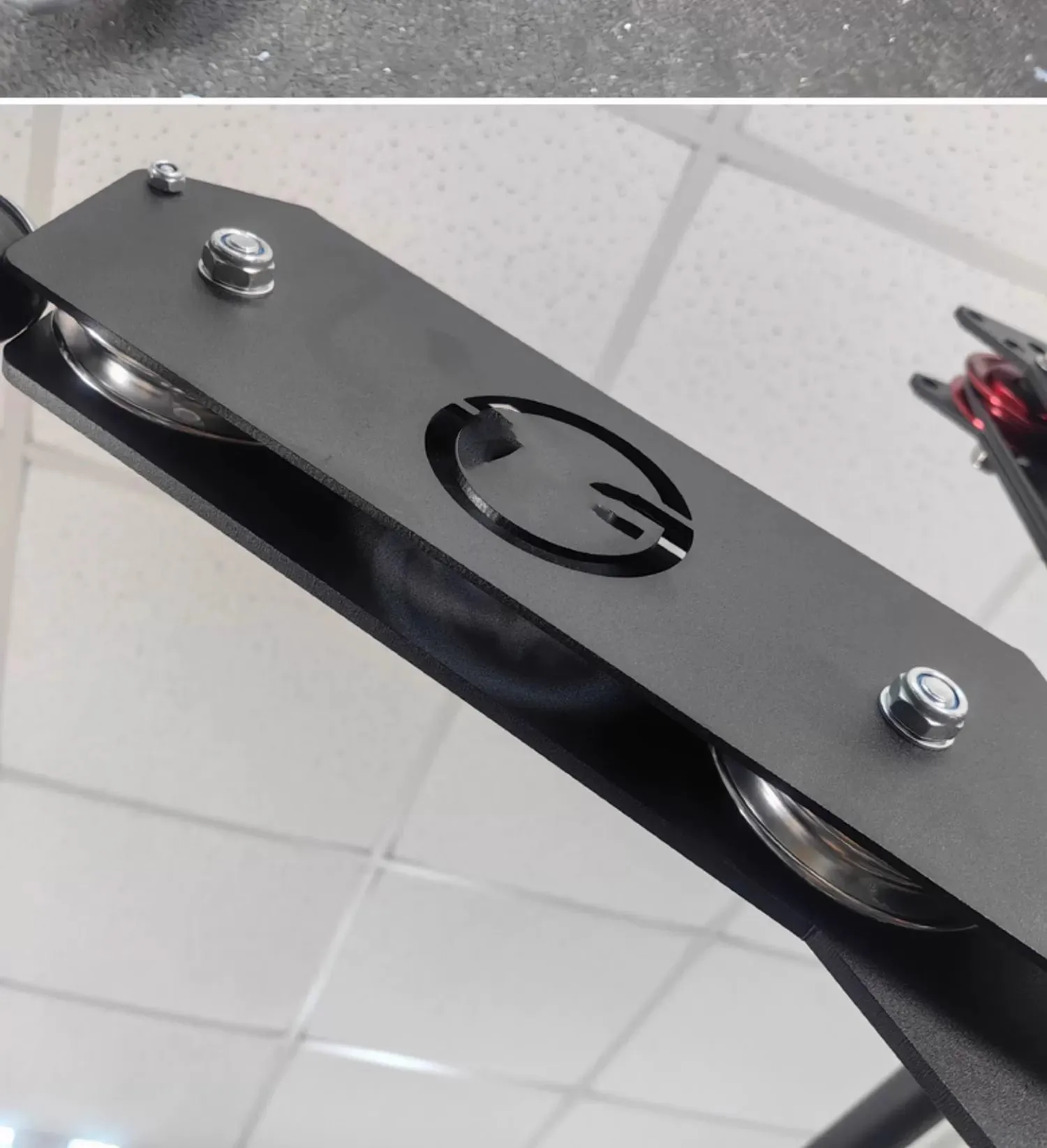 Wall Mount Pulley System For Fitness Lat Pull Down And Low Row Cable Machine, Cable Station Equipment