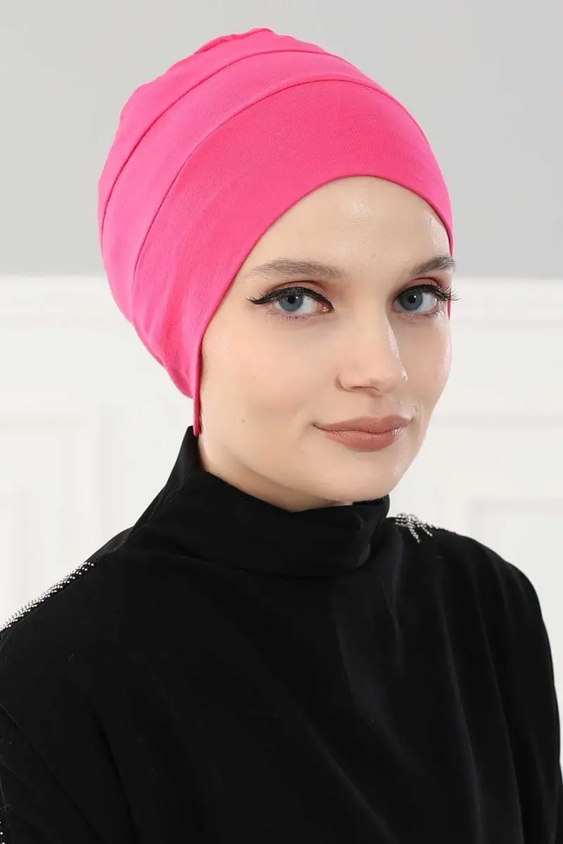 Baret Model Hijab Bone Fuchsia