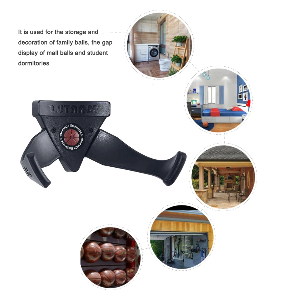 Multifunction Basketball Soccer Football Display Stand Holder Rugby Storage Rack