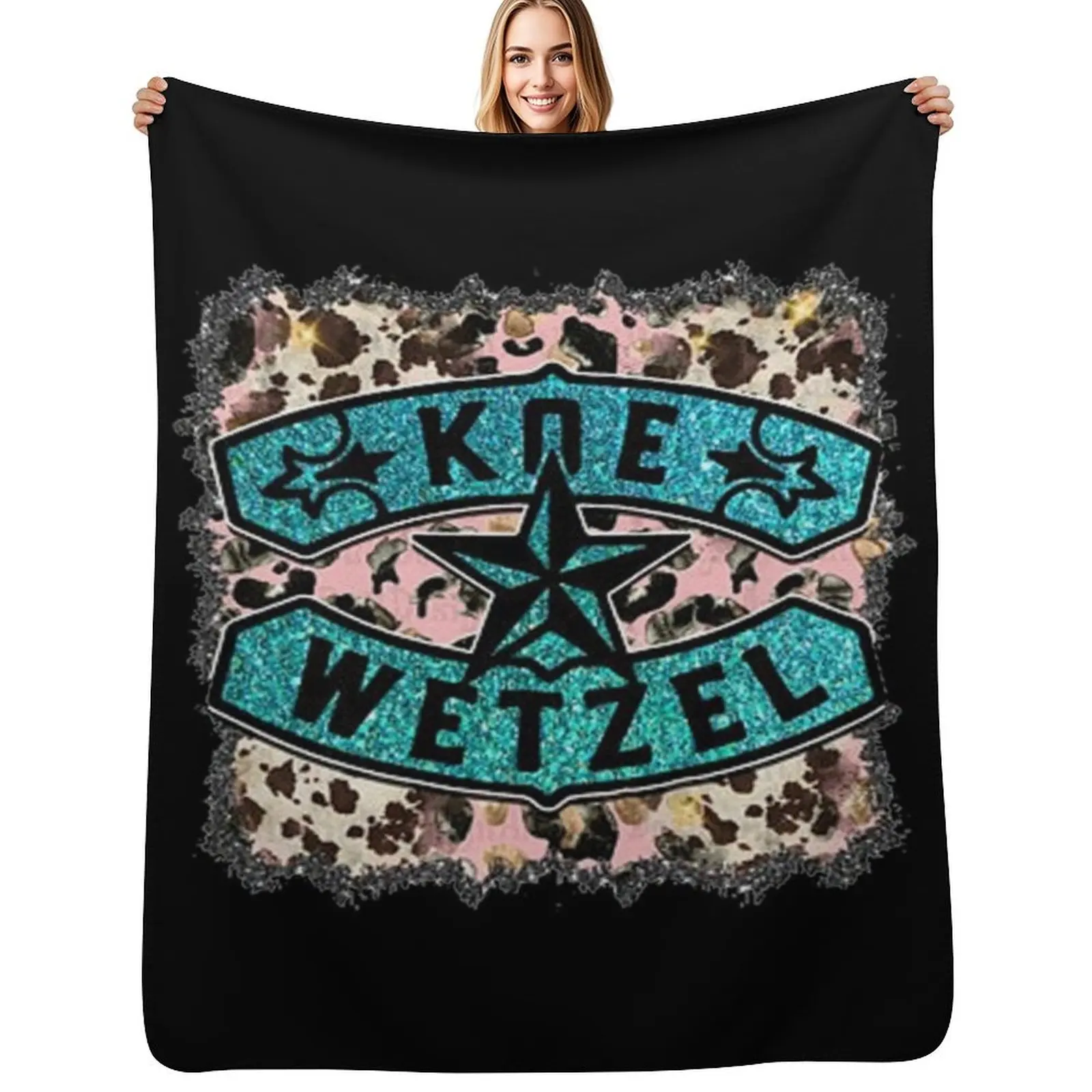 Koe Wetzel - Manta decorativa Koe Wetzel, manta decorativa elegante, regalo para amigos, compañeros de habitación