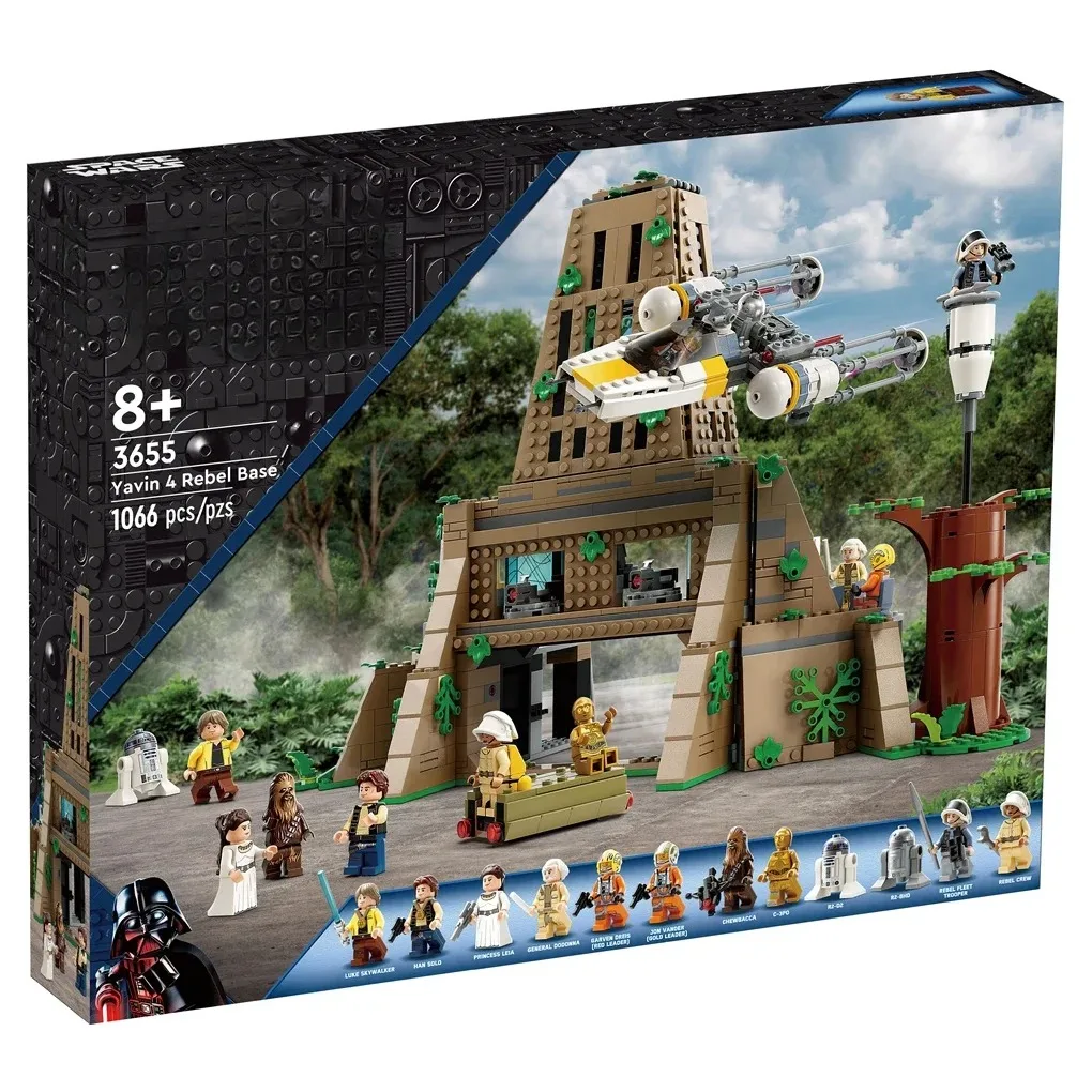 HOT TOY 2024 NEW Spaceship Yavin IV Rebel 75365 Base Building Blocks Assembling Fit 1066pcs Bricks Model Toys