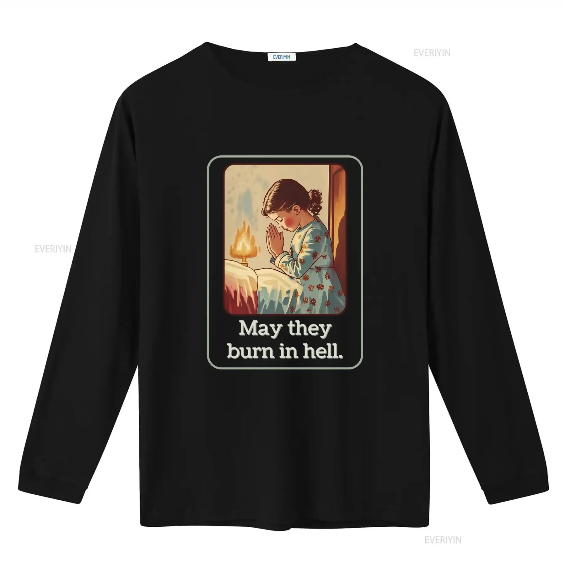 May They Burn In Hell T Shirt  - 1950S Fashion Men'S บทวิจารณ์และราคา