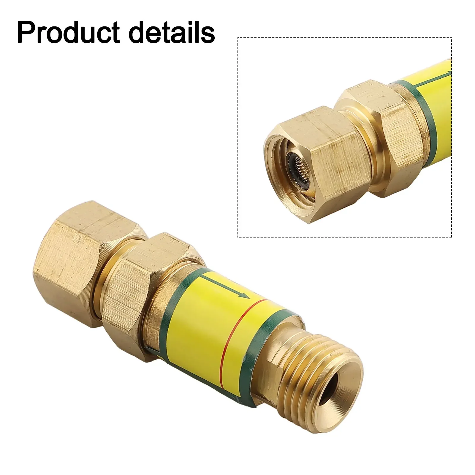 Automatic Reset Flashback Arrestor for Gas Welding OxygenAcetyleneMethane Package Content 1 Flashback Arrestor