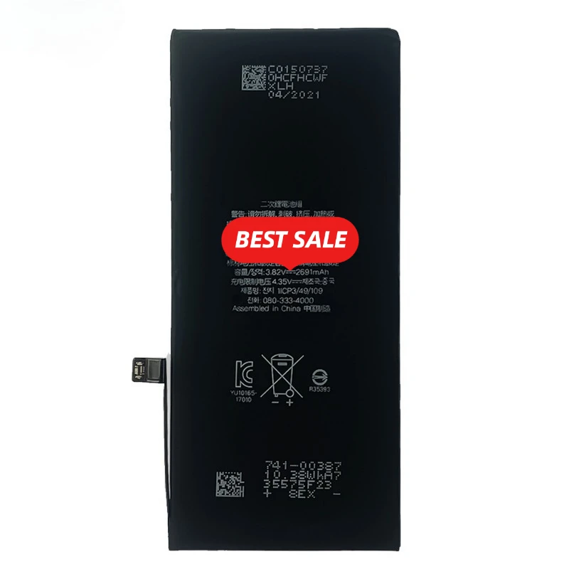 A1864/A1897 for IPhone 8 Plus Phone Battery 0 Cycle High Quality High Capacity Replacement Bateria Grade A Cell with Tools