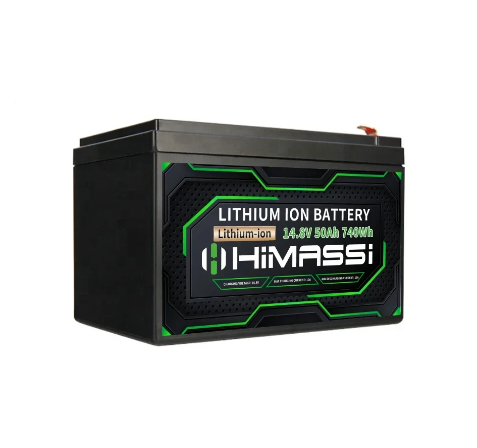 Compact Lithium-ion NMC Battery 14.8V 50Ah 32Ah 19Ah for Ice Fishing Portable Electronic Motor - Manufacturer Grade