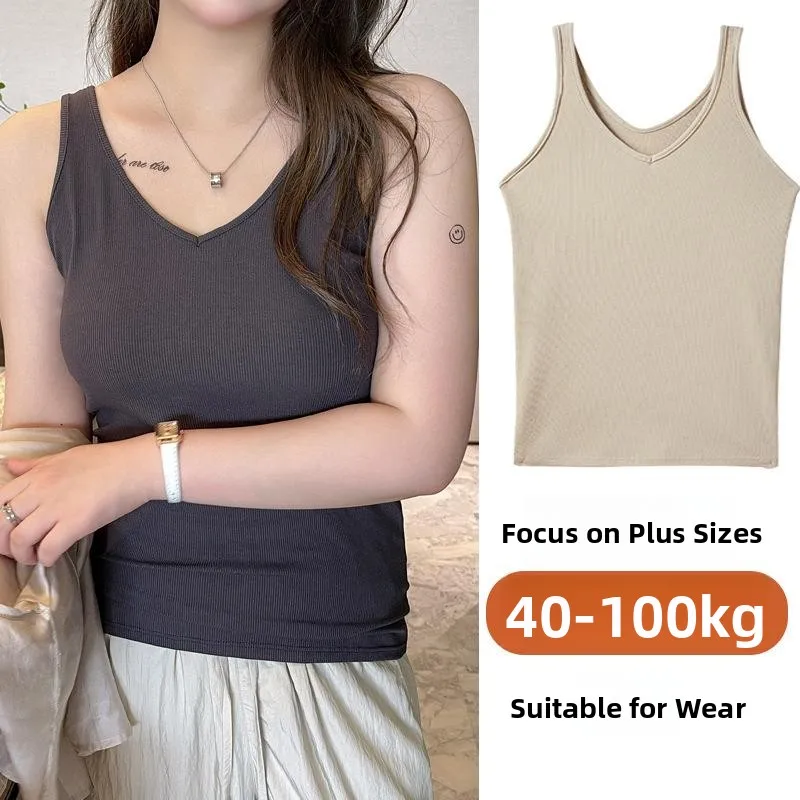 

plus Size Women's Knitted Vest with Strap Base Svel Slim Fit Ciwalk Summer Faion No Brand Registered Trademark