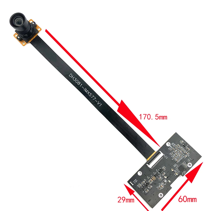 12MP 4K USB3.0 Camera module IMX577 NV12 H.264 H.265 4000X3000 3840X2160 Plug and play PCB+FPC For shooting documents Type C Cab