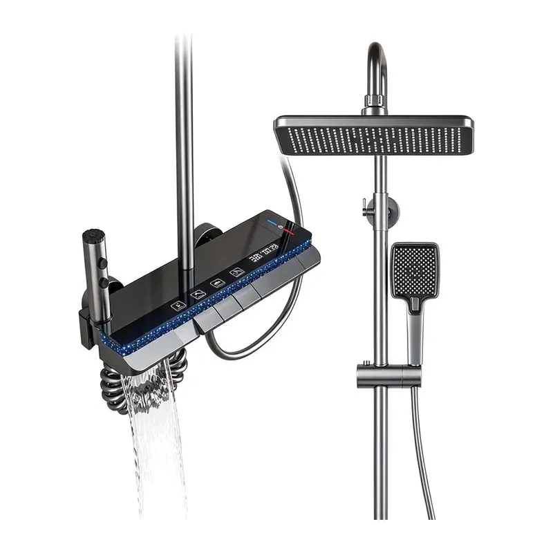 Intelligent Thermostatic Pressurized Shower Shower Set Household Bathroom 50