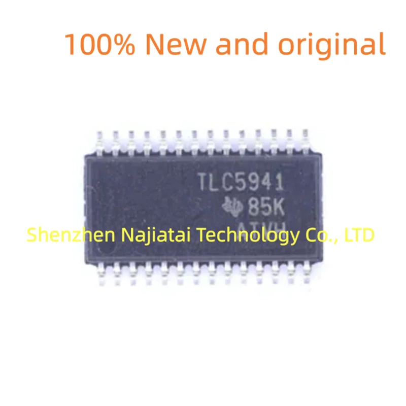 10PCS/LOT 100% New Original TLC5941PWPR TLC5941 TSSOP28 IC Chip