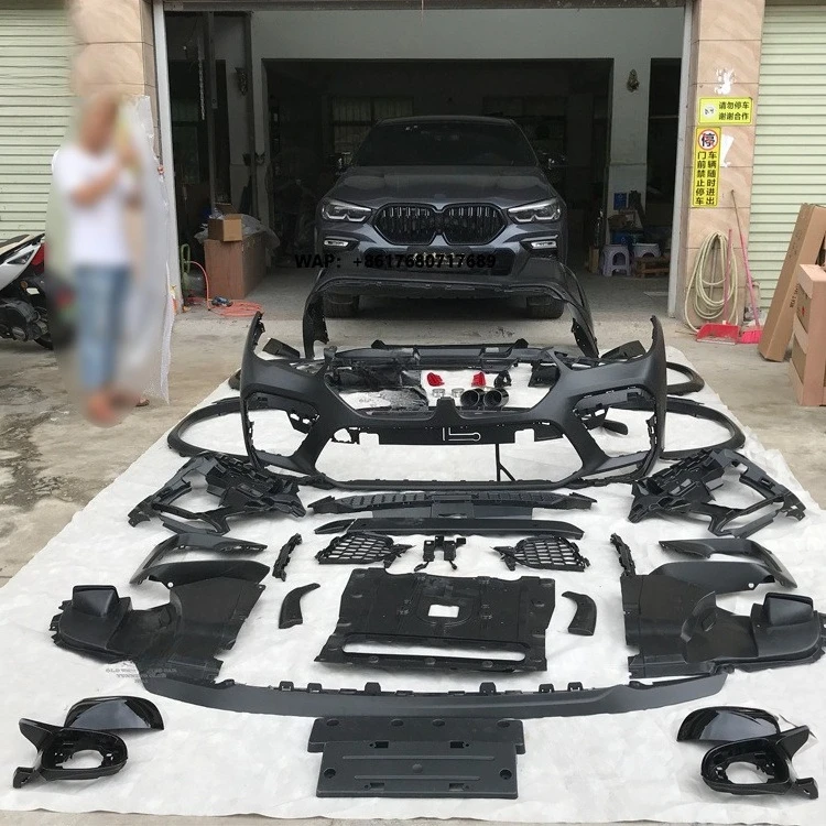 2020 X6 G06 Front Bumper Full Body Kit Facelift to X6M Body Kit for   X6 G06 X6M Style