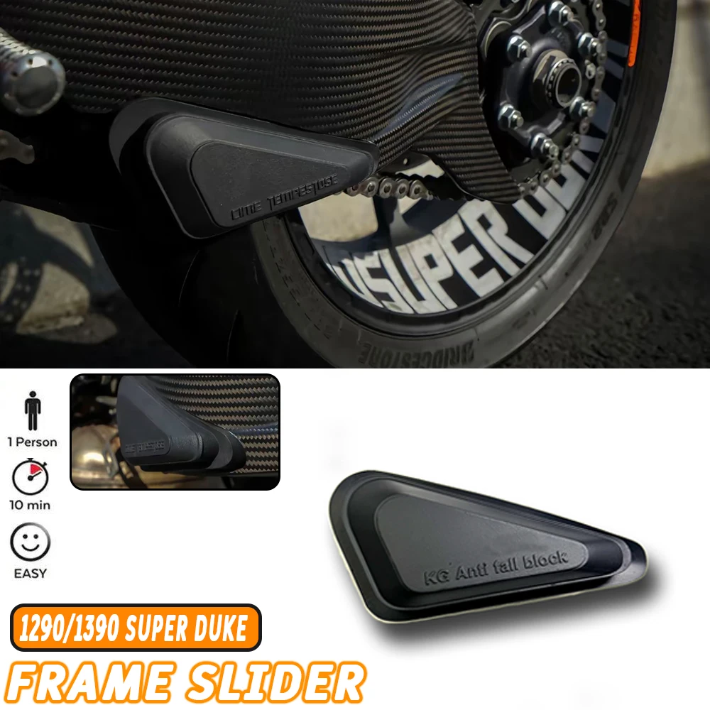 SWINGARM CRASH BOBBIN For 1390 SUPERDUKE R 2024+ For 1290 SUPERDUKE SUPER DUKE R/RR Frame Crash Sliders Protection Pads