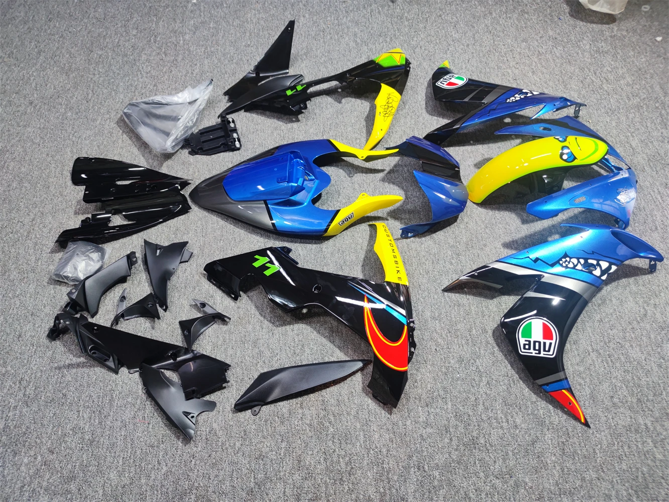 Motorcycle ABS Plastic Body Injection Bodywork Bodykits Fairing Kit For Yamaha R1 YZF1000 YZFR1 YZF-R1 2004 2005 2006 kit