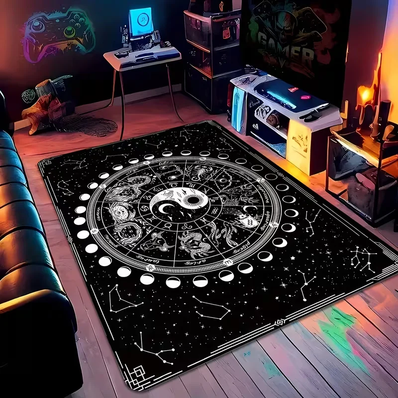 Yin Yang Bagua Pattern Carpet Is Suitable for Living Rooms Coffee Tables Bedrooms Lobbies Corridors Gaming Rooms and Carpets