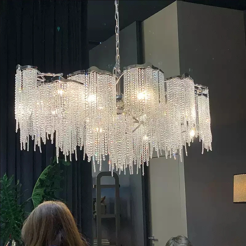 

Luxury crystal chandeliers for the living room and dining room lighting Villa Hotel Light Island decoration lamp