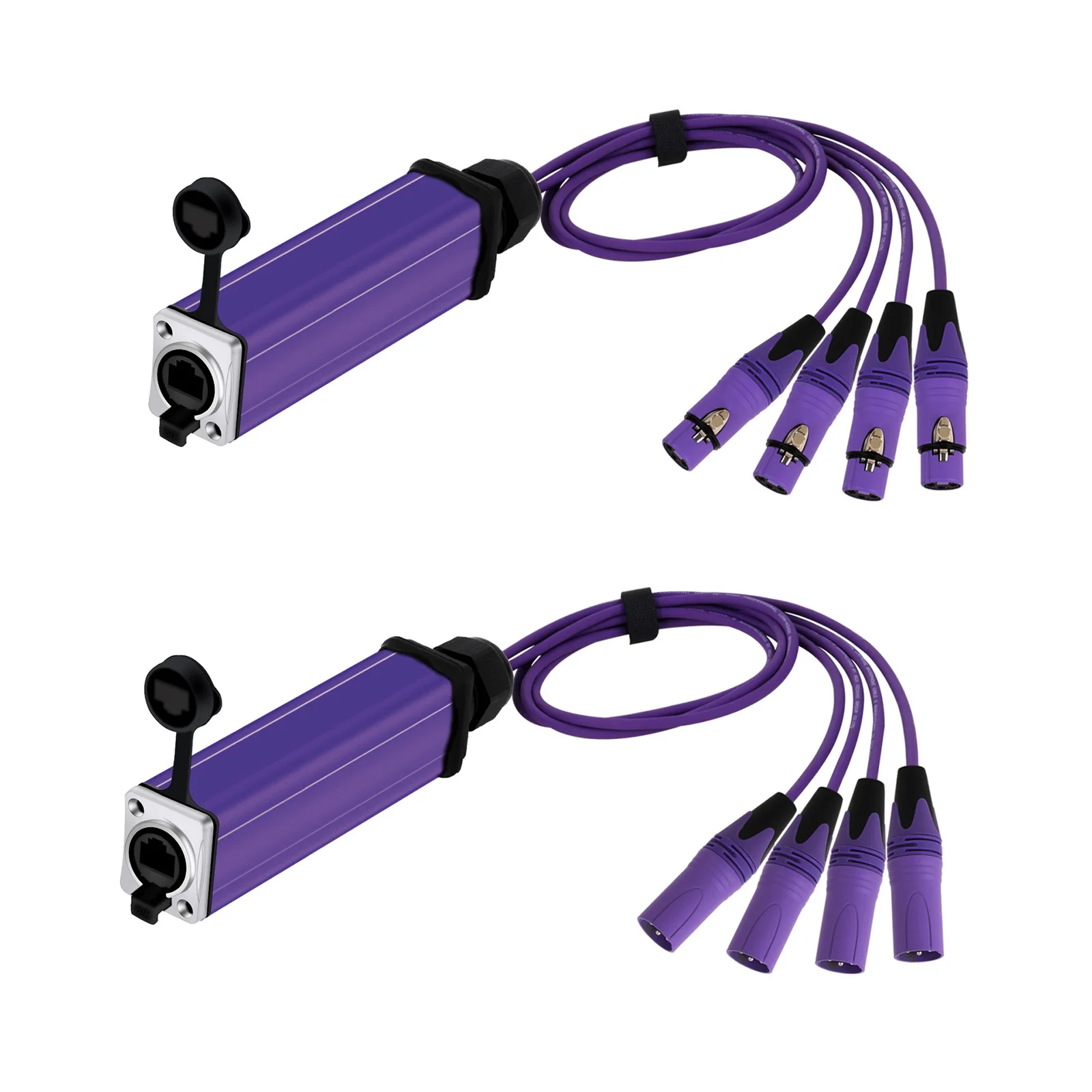 Imagem -04 - Conector Macho e Fêmea Pro Multi Network Receiver Cabo de Extensão para Palco e Estúdio de Gravação Rj45 Cat5 a Canais Pinos Xlr