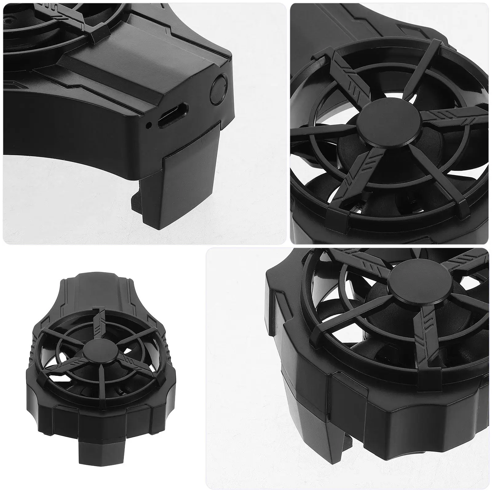 1Set Mobile Phone Cooler Fan Portable Adjustable Back Clip Lightweight Radiator Gaming Video Recording Outdoor