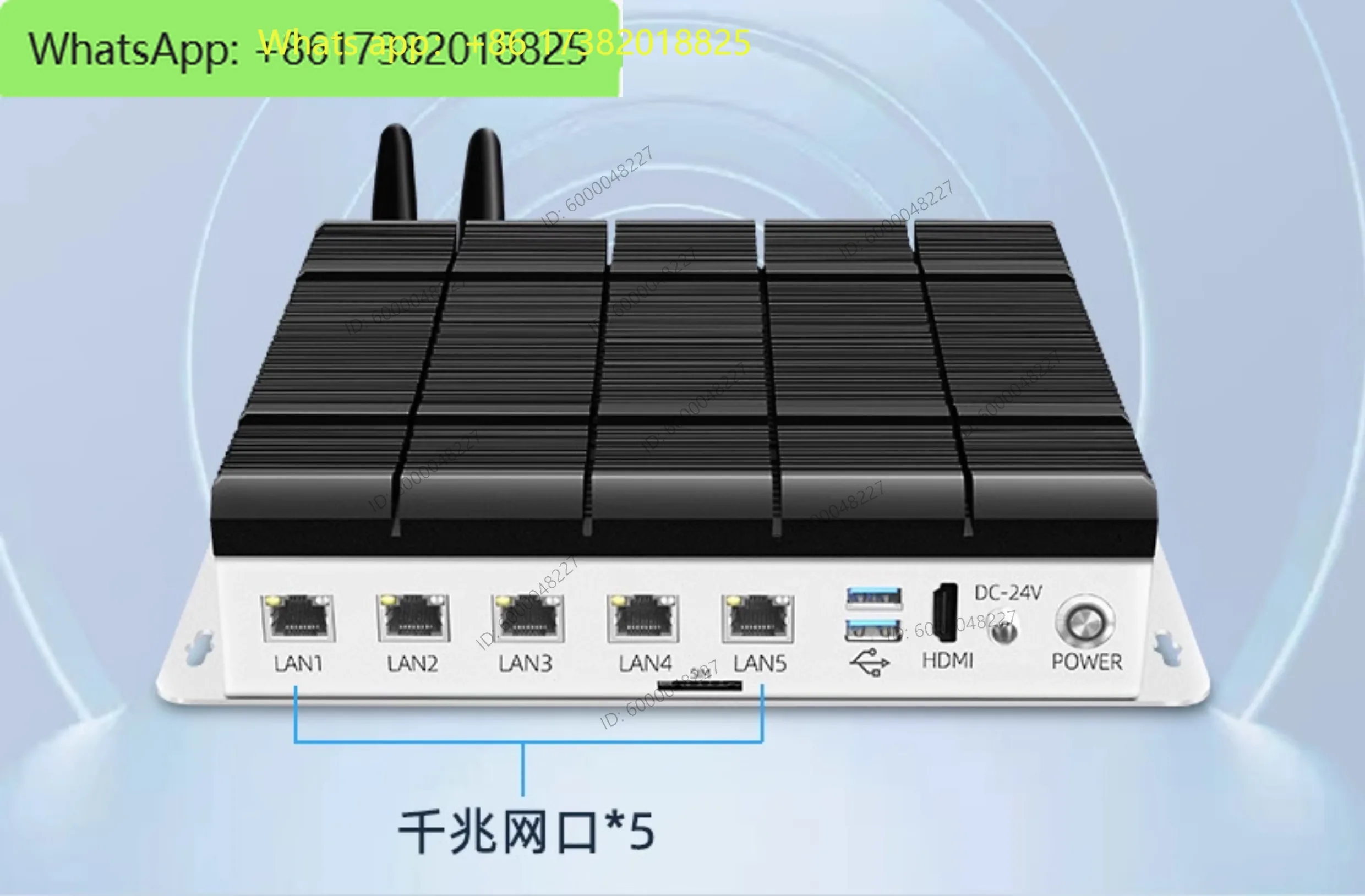 6 serial port RS232 industrial computer mini host industrial fanless cooling microcomputer embedded thin passenger machine I5