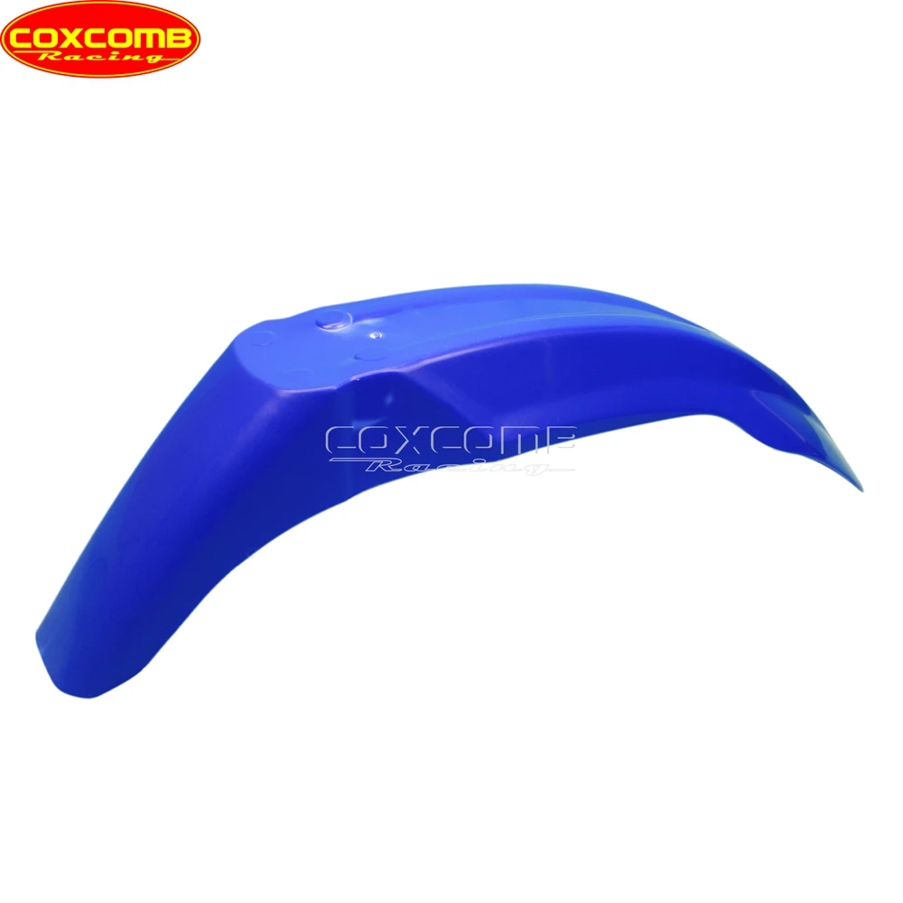 Blue Motocross Enduro Front Fender & Front Number Plate Mudguard Plastic Fairing Kit For Yamaha YZ125 YZ250 WR250 WR450 YZ WR view 4