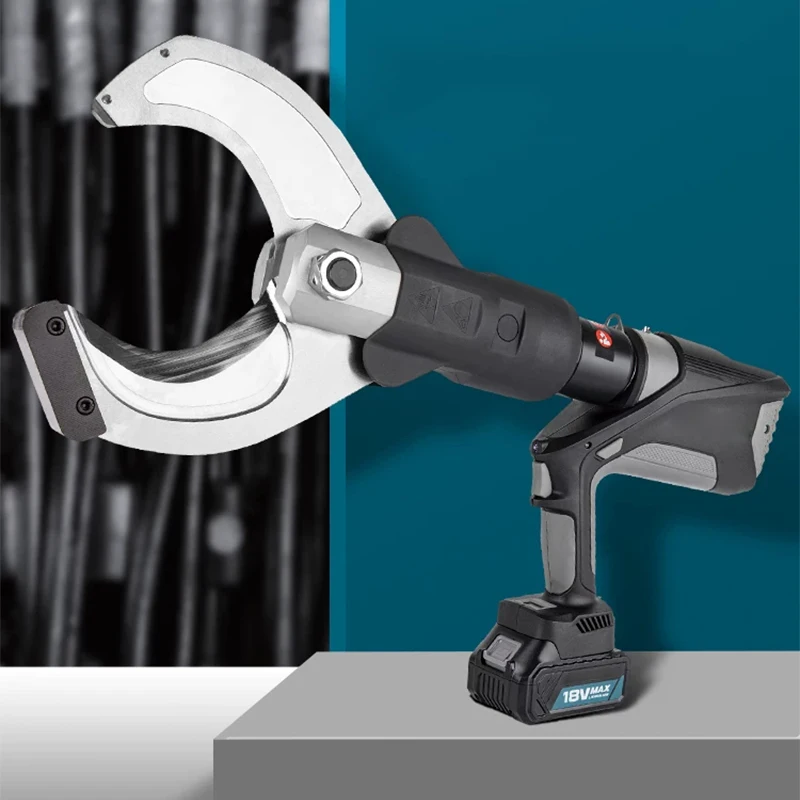 EB-120C Electric Hydraulic Shears 10KV Copper/Aluminum Armored Cable Cutters, Brushless, Rechargeable 18V/5.0Ah