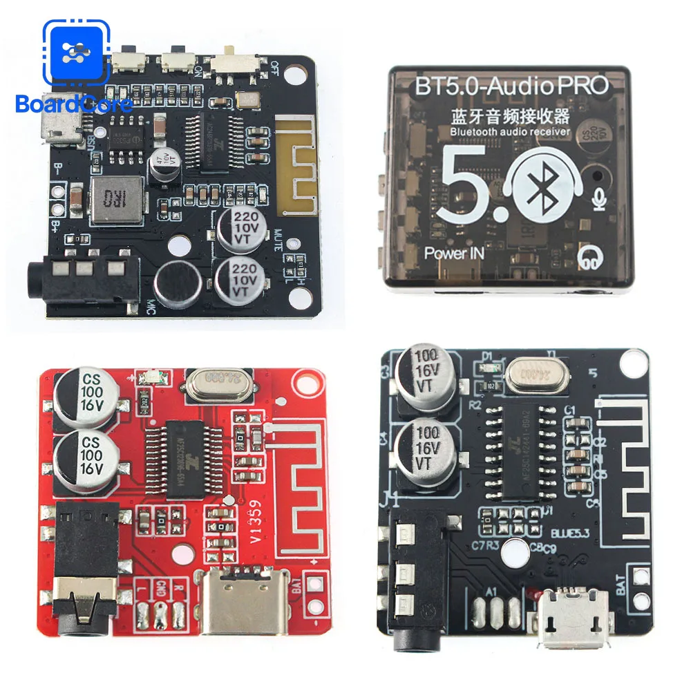 MP3 Bluetooth Audio Receiver Board Lossless Decoder Board Bluetooth 4.1 5.0 PRO Wireless Stereo Music Amplifier Module 3.7V-5V