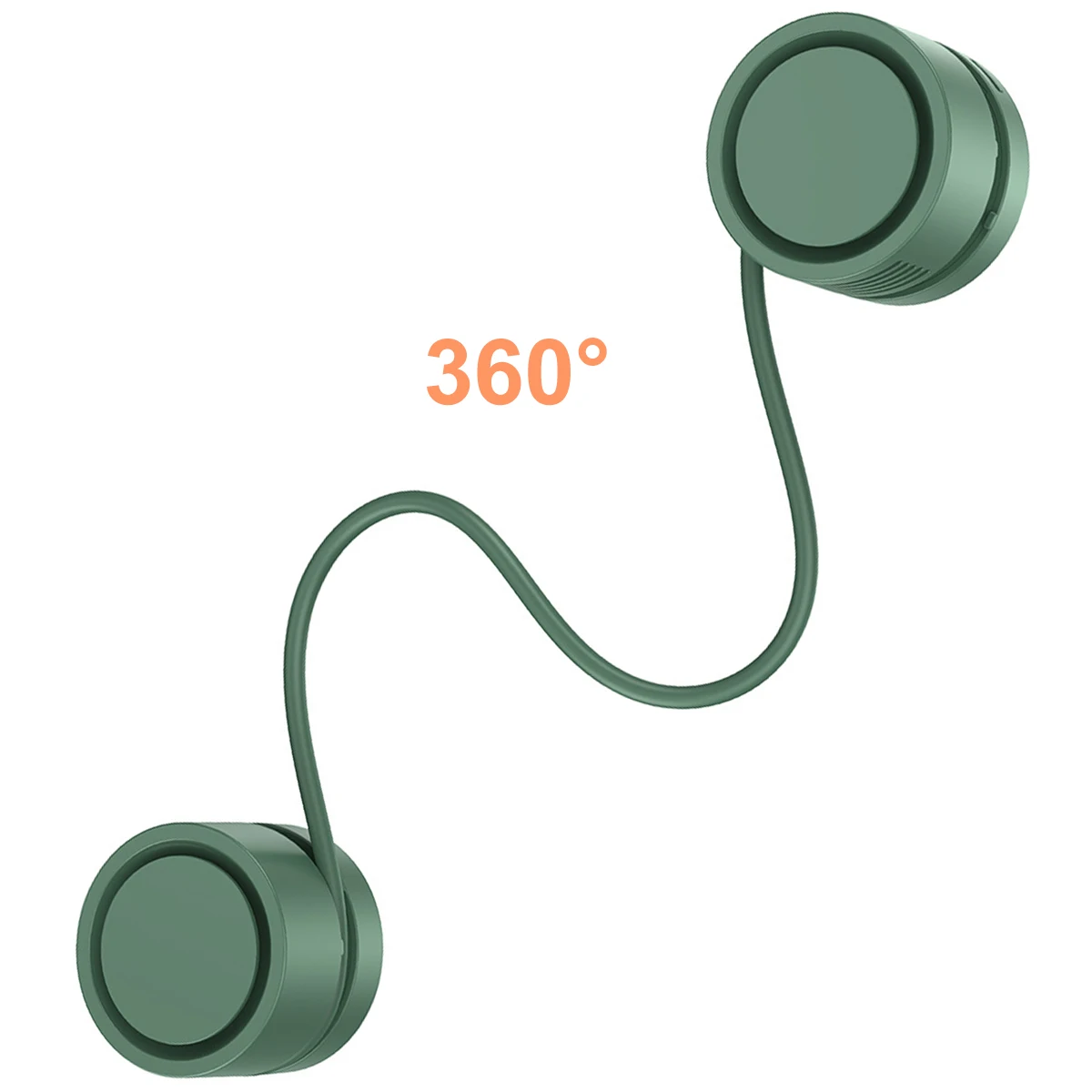 

Hanging Neck Fan Power Bladeless Neckband Fan Portable Mini Air Cooler 360Degree USB Rechargeable Electric Fan Outdoor Small Fan