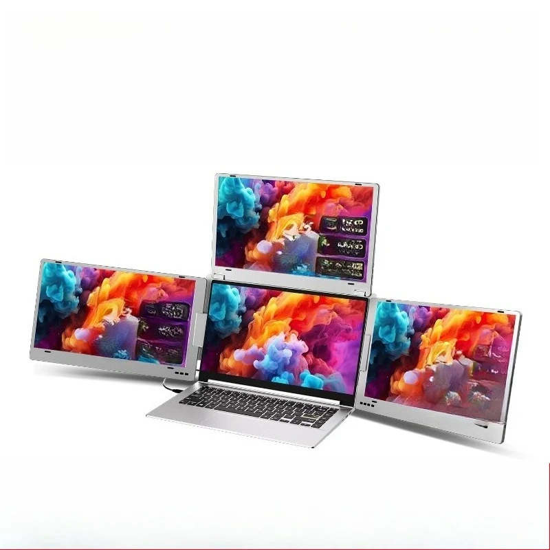three-screen portable monitor, first-line direct connection, four-screen different display notebook expansion screen