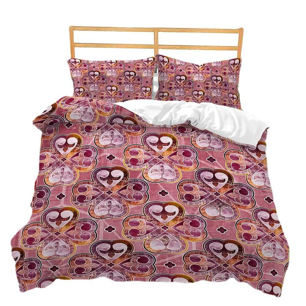 الرجعية نمط الطباعة الرقمية عبر الحدود عدة وشاح قفازات قبعة مجموعة مادة القطن الشتاء جمع لا العلامة التجارية المسجلة