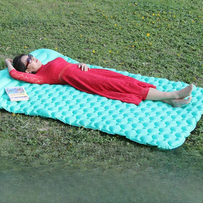 new-sport-outdoor-inflatable-mattress-camping-bed-office-stack-bed-air-mattress-double-size-with-pillow-foot-pump-tpu-material