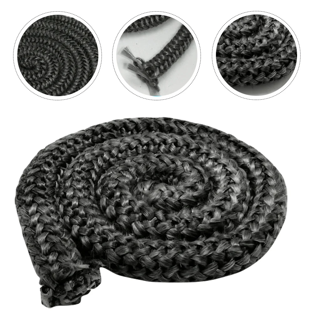 

2 Pcs Wood Burning Stove Accessories Fire Rope Gasket Firepl Fireplace Replacement Insert Firebricks Door Fiber