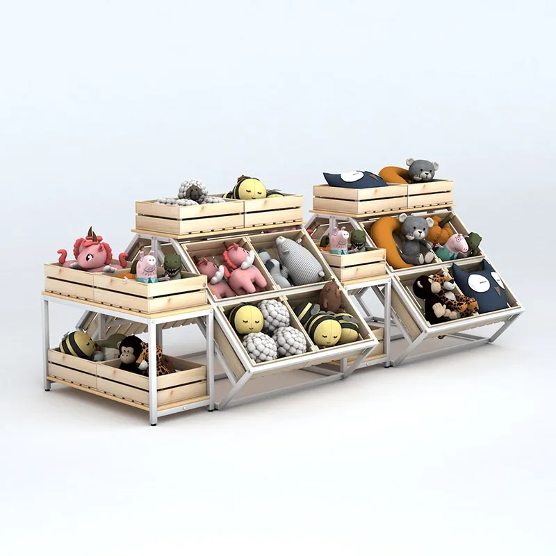 Plush toy display stand jellycat display case shopping mall nakajima cabinet stack head display doll doll shelf