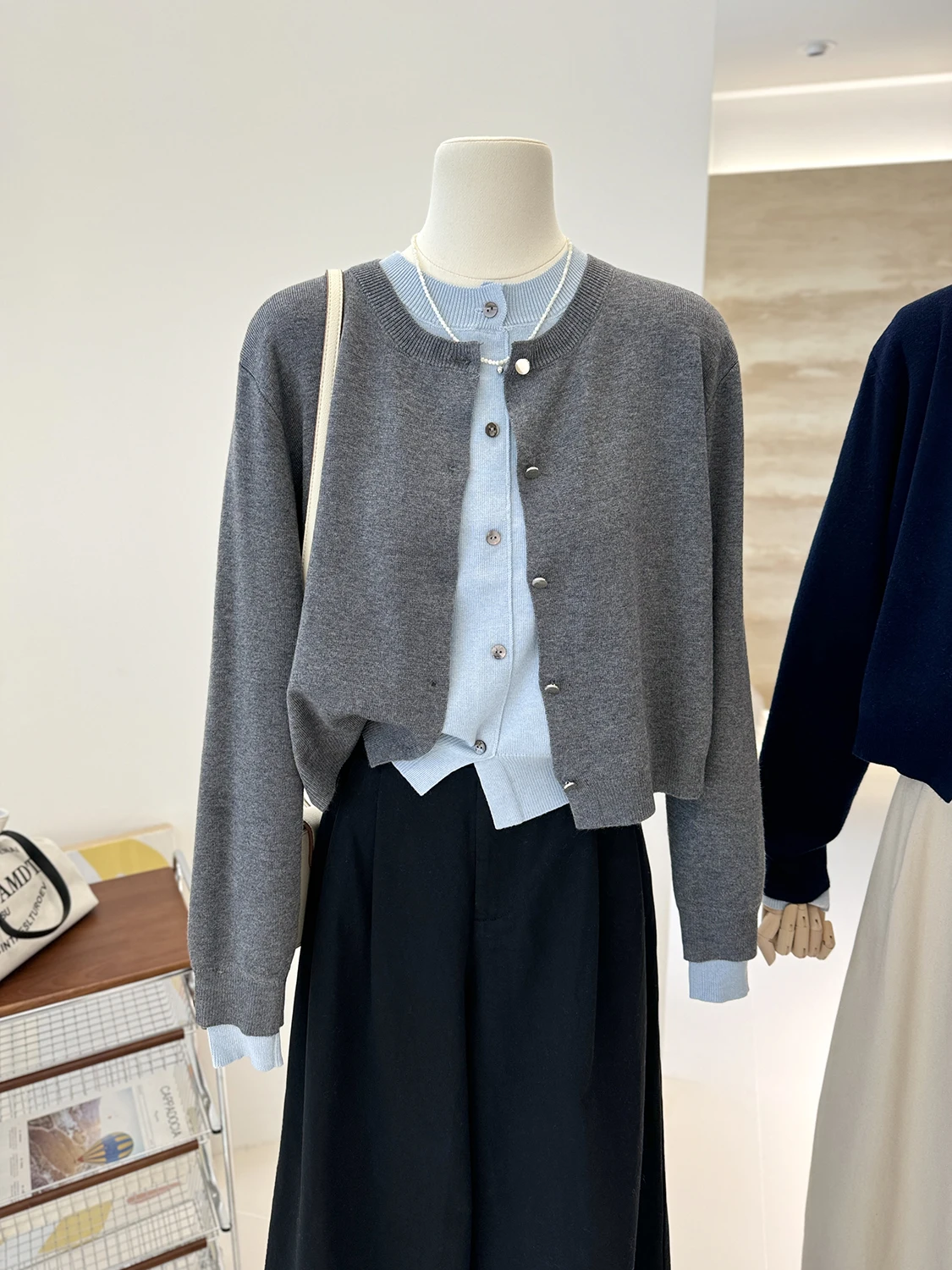 

Очень большой высококачественный вязаный кардиган-свитер для женщин, осенне-зимний, свободного кроя, с длинными рукавами, верхняя одежда