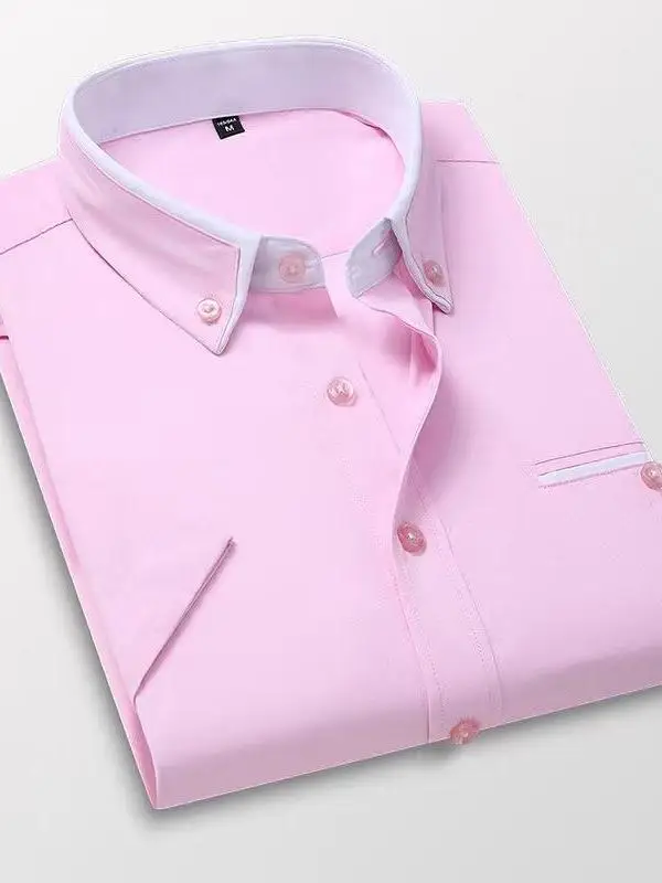 

Men's Long Sleeve Shirt Thin Material Resistant to Deformation Pure Color Casual Fashion Inner Wear by Chinese Manufacturer