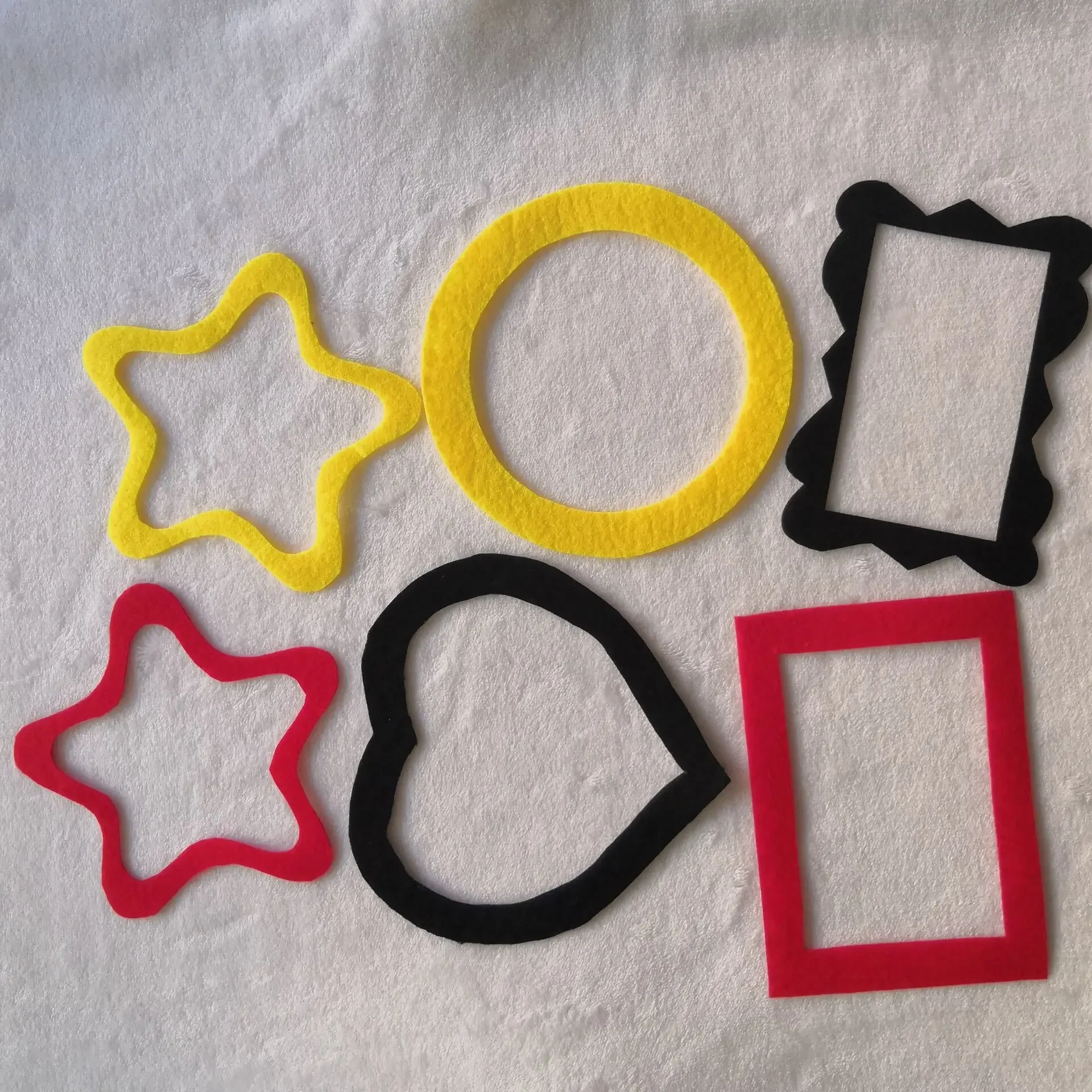 إطارات دعائم التصوير الفوتوغرافي لبطانيات معلم الذكرى السنوية 100 صورة اكتمال القمر / مصنوعة من اللباد