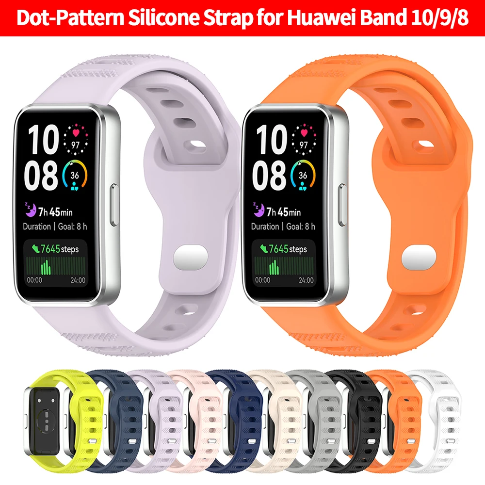 

Silicone Wrist Strap For Huawei Band 8 9 10 Bracelet Wristband Belt