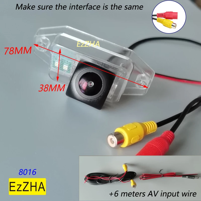 

EzZHA Fisheye Rear View Camera For Toyota Land Cruiser 80 Series/Land Cruiser Prado 90/FJ Cruiser 2006-2019 Car Reverse Monitor