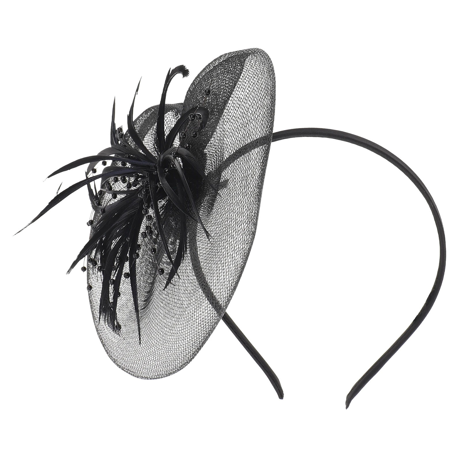 

Headdress Hair Accessories Elegant Bow Hair Clasp Party Headwear Dance Costume Black Peacock Hairpin for Women