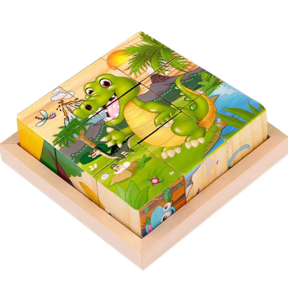 

5 шт. деревянный поднос квадратный деревянный органайзер для хранения сортировочная поддон для сборки 3D-головоломки незавершенная деревянная сервировка