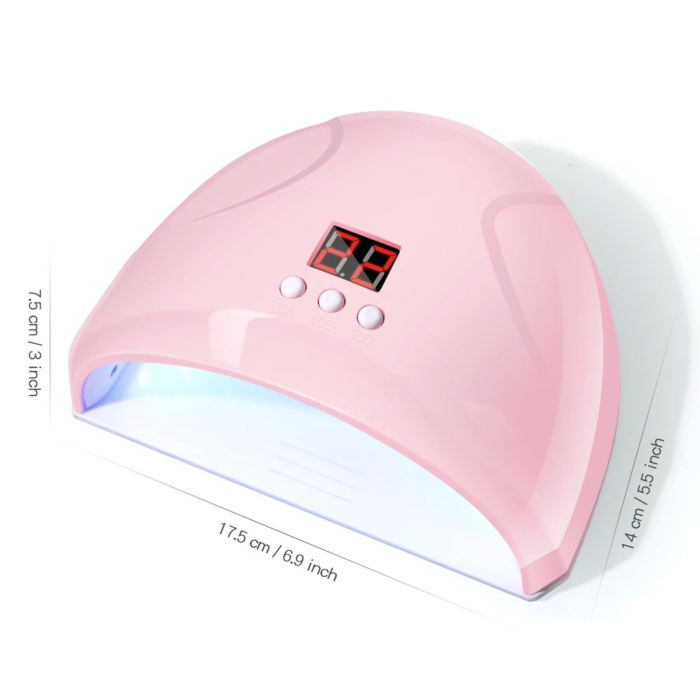 LULAA LED Light Nail Lamp Przenośne lampy do suszenia żelu UV Latarka do utwardzania Pin Cure do profesjonalnej suszarki do paznokci