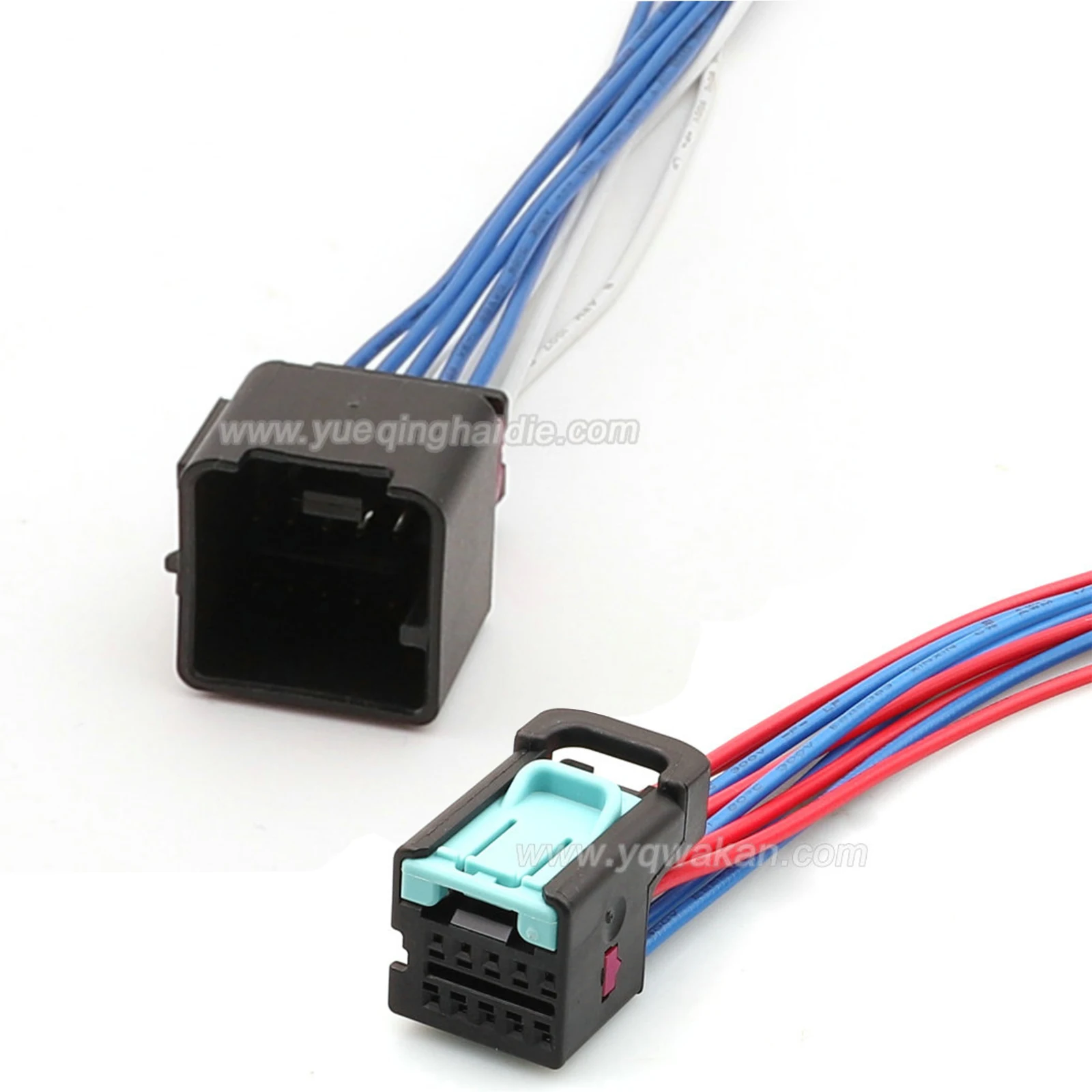 10-PIN Connector Unsealed 0.6mm Series Male Female Connectors Wiring Harness for VW DSG Selector 1K0972766 1K0972776