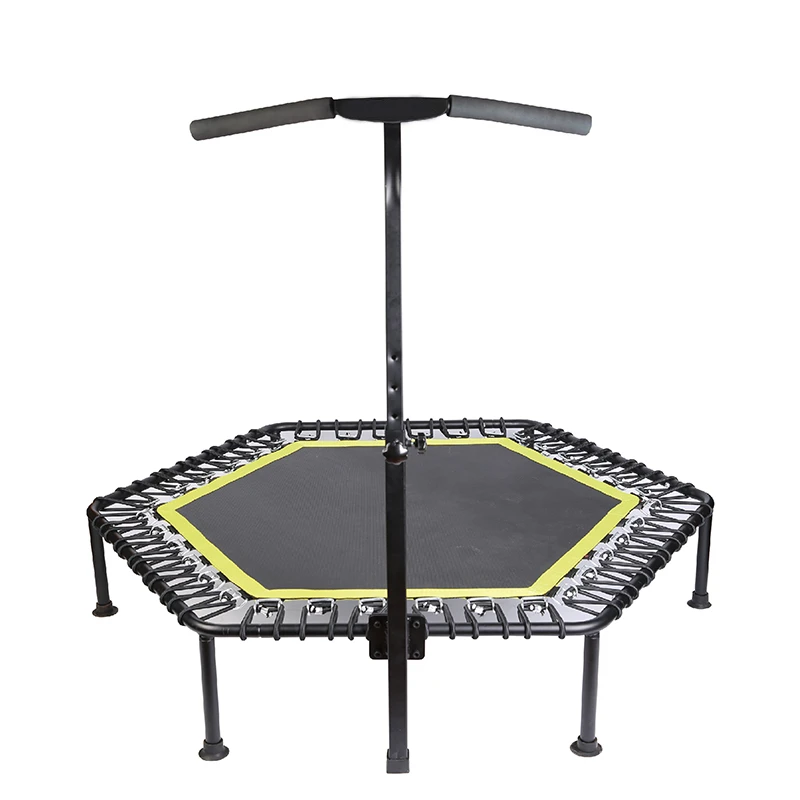 

Indoor Rebounder 50'' Fitness Trampoline with Adjustable Handrail1