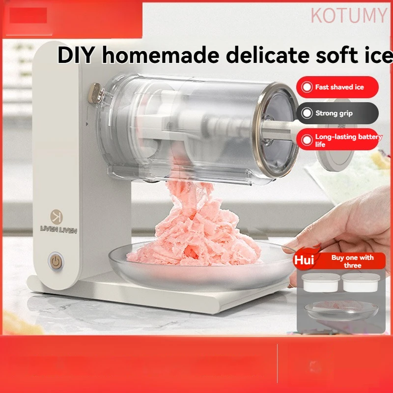 

Snowflake Ice Maker Korean Bingsu Machine Ice Crusher Shaver Smoothie Machine Small Commercial Snow Ice Machine