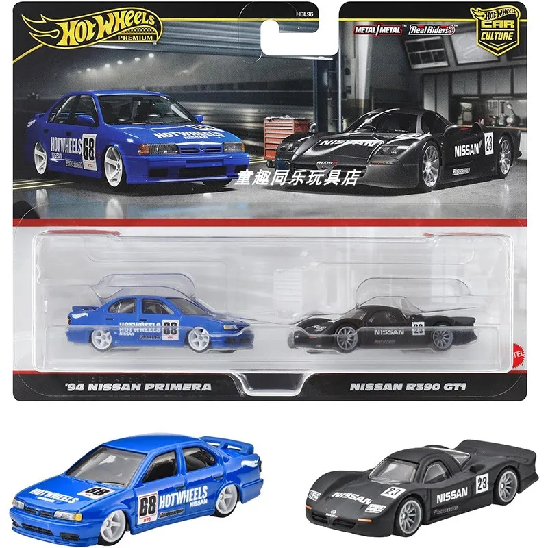 HBL96 HOT WHEELS 1:64 Car culture Nissan 240SX S14 SILVIA S15 primera Perak R390 ct1 copo stingray coupe  diecast car model