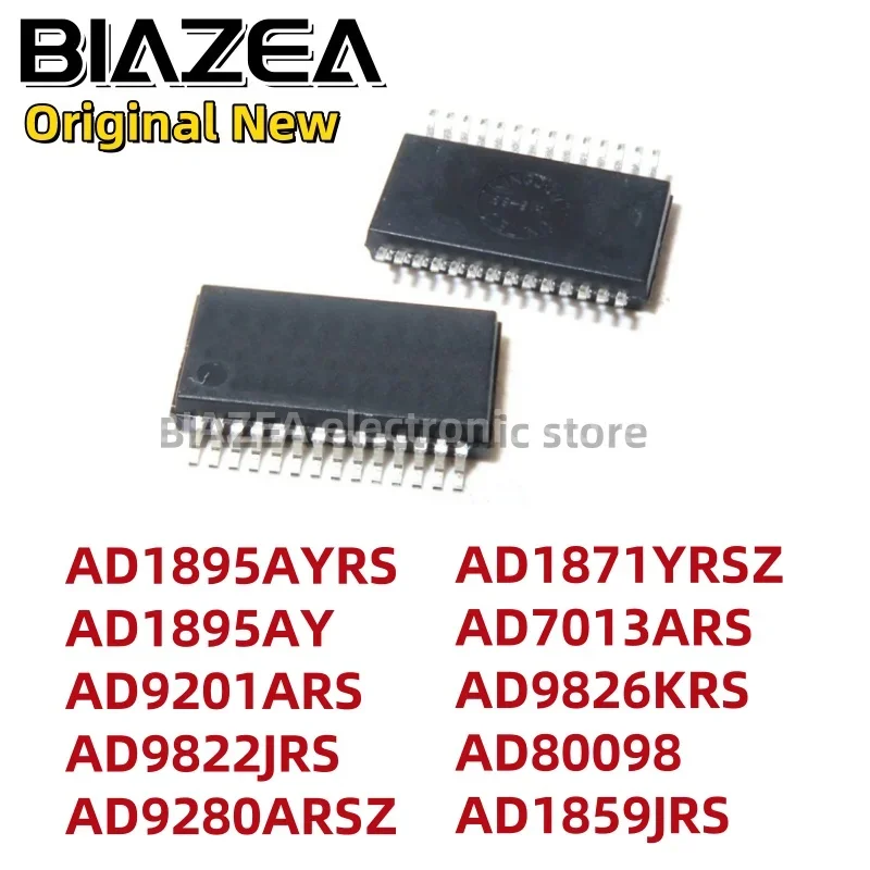 1 قطعة AD1895AYRS AD1895AY AD9201ARS AD9822JRS AD9280ARSZ AD1871YRSZ AD7013ARS AD9826KRS AD80098 AD1859JRS SSOP28