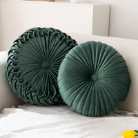 Nordic Ins Pumpkin Pillow Round Pillow Pink Cushion Waist Pillow Living Room Sofa Homestay Decoration Wheels Pillow