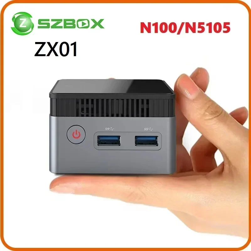 Small PC Box: Najlepszy Mini PC do Gier i Pracy – SZBOX ZX01 Plus z N100, 12GB RAM i 512GB SSD