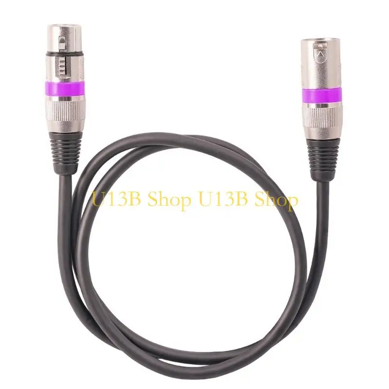U13B 3PIN XLR男性からメスのバランスマイクケーブルDMXステージ照明ケーブル