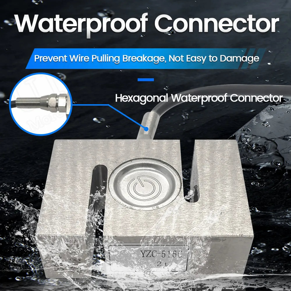 YZC-516C Pressure Tension Sensor S Type 100kg 200kg 300kg 500kg 1T 1.5T 2T Alloy Steel Weighing Sensor for Batching Scale