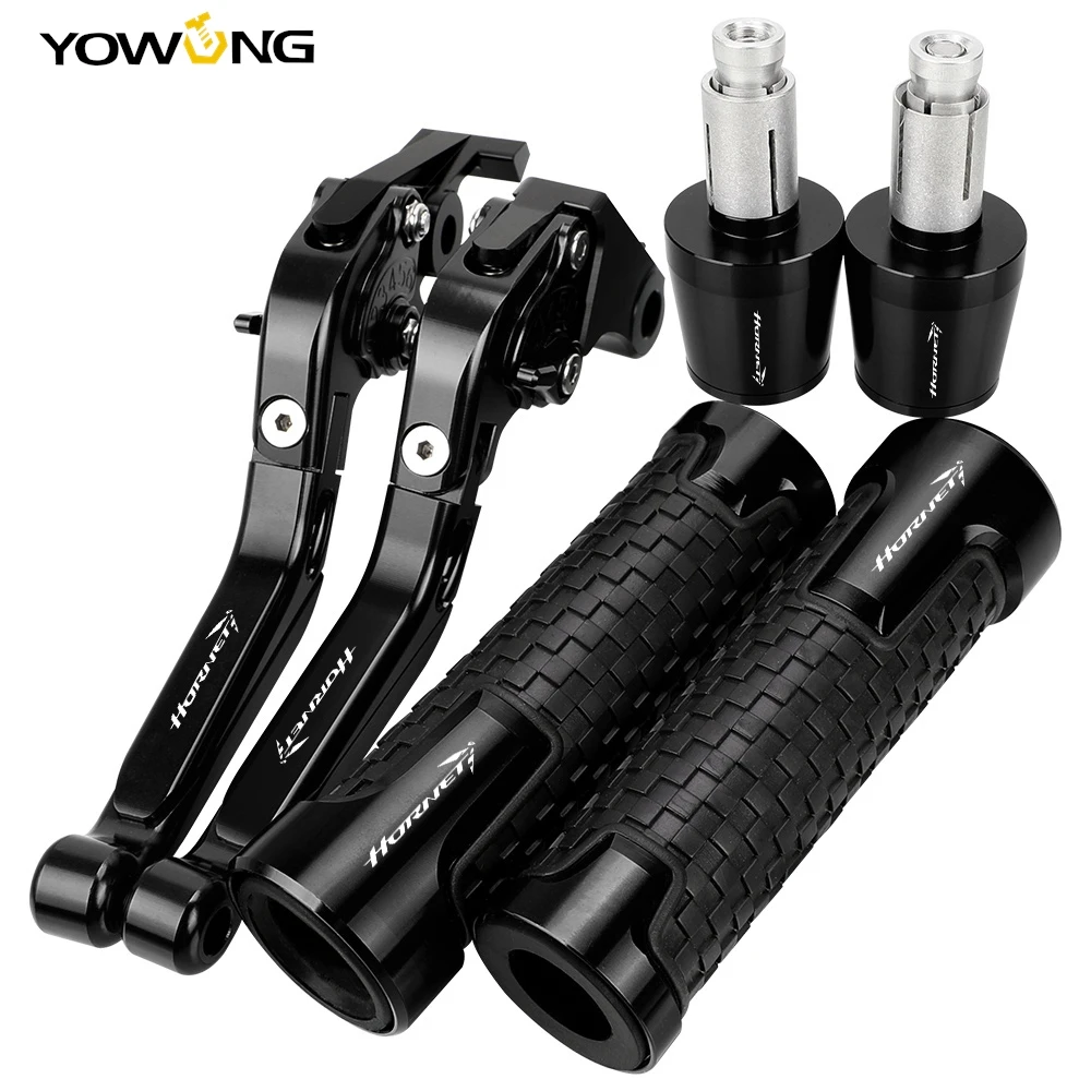 

For Honda CB600F Hornet 600 CB599 Motorcycle Brake Clutch Levers 1998-2000 2001 2002 2003 2004 2005 2006 Handlebar Grips Ends