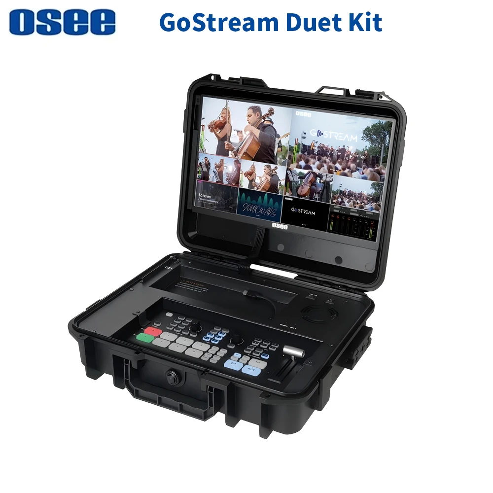 4-Ch SDI/HDMI Video Mixer Switcher with Recorder Player